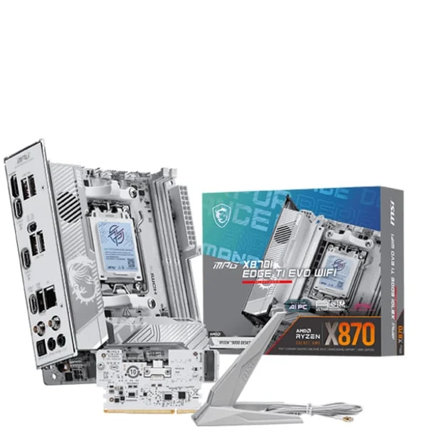 MSI MPG X870I EDGE TI EVO WIFI, Mainboard (weiß, B-Ware)