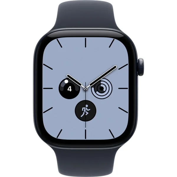 Apple Watch Series 12, Smartwatch (dunkelblau, Keramik, 46 mm, Sportarmband Navyblau S/M, Cellular)