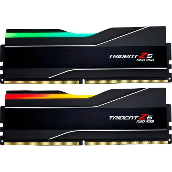 G.Skill DIMM 96 GB DDR5-5600 (2x 48 GB) Dual-Kit, Arbeitsspeicher (schwarz, F5-5600J4040D48GX2-TZ5NR, Trident Z5 NEO RGB, AMD EXPO)