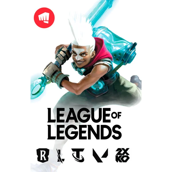RIOT League of Legends Card 100 EUR, Gamecard