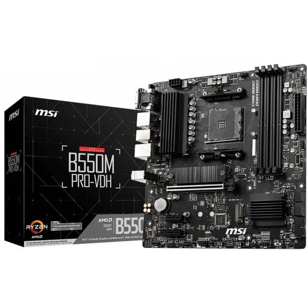 MSI B550M PRO-VDH, Mainboard (schwarz, B-Ware)
