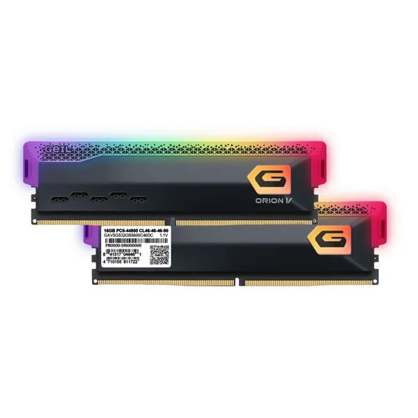 G.E.I.L. DIMM 32 GB DDR5-6000 (2x 16 GB) Dual-Kit, Arbeitsspeicher (schwarz, GAVSG532GB6000C36CDC, INTEL XMP, AMD EXPO)