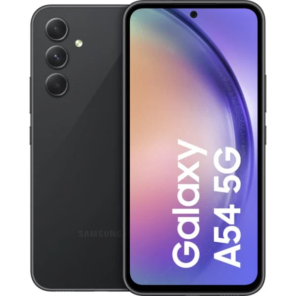 Samsung Galaxy A54 256GB Generalüberholt, Handy (Awesome Graphite, Android, Dual-SIM, 8 GB)