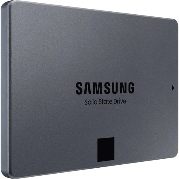 Samsung 870 QVO 4 TB, SSD (grau, SATA 6 Gb/s, 2,5", intern)