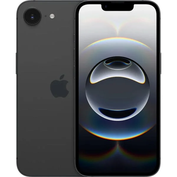 Apple iPhone 16e 128GB Generalüberholt, Handy (schwarz, iOS, 8 GB)