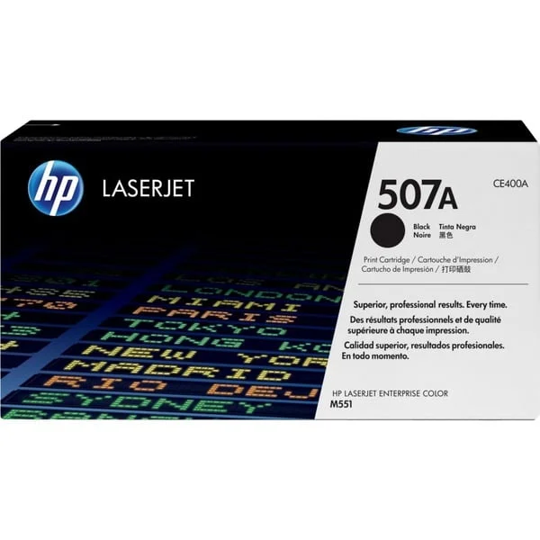 HP Toner schwarz 507A (CE400A) (schwarz, Retail)
