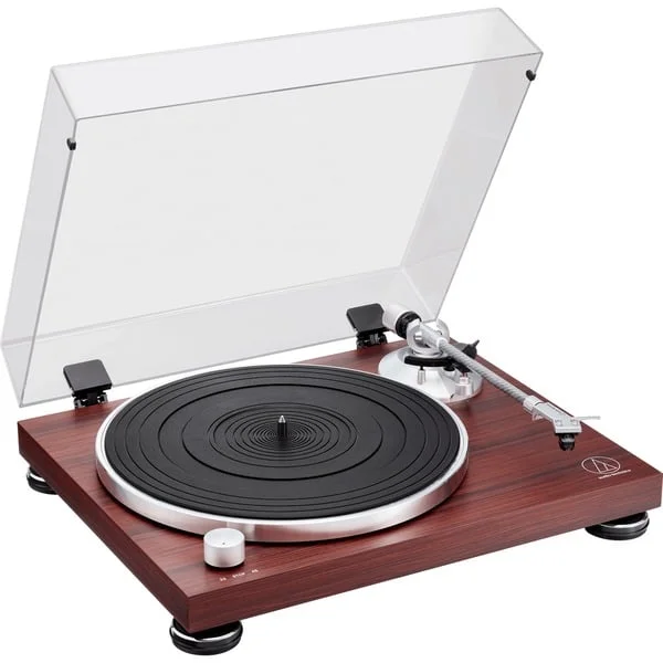 Audio-Technica AT-LPW50BTRW, Plattenspieler (holz, Bluetooth, Phonovorverstärker, B-Ware)