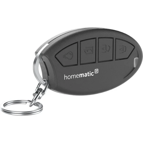 Homematic IP Smart Home Schlüsselbundfernbedienung Zutritt (HmIP-KRCK-2) (schwarz)