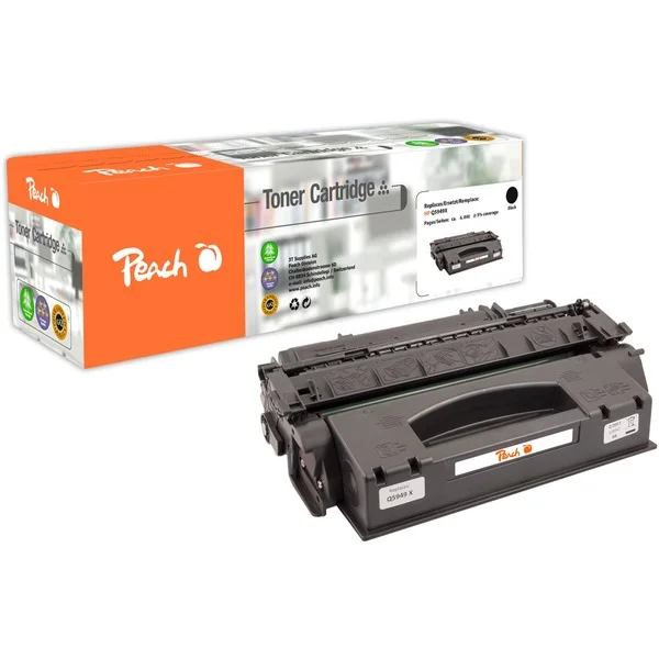 Peach Toner schwarz 110158 (kompatibel zu Hewlett-Packard Q5949X)