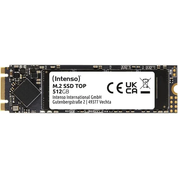 Intenso Top Performance 512 GB, SSD (SATA 6 Gb/s, M.2 2280, B-Ware)
