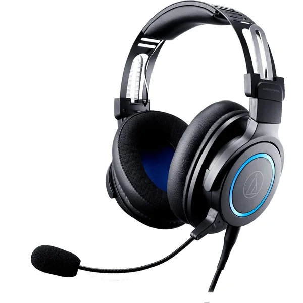 Audio-Technica ATH-G1, Gaming-Headset (schwarz/blau, 3,5 mm Klinke)