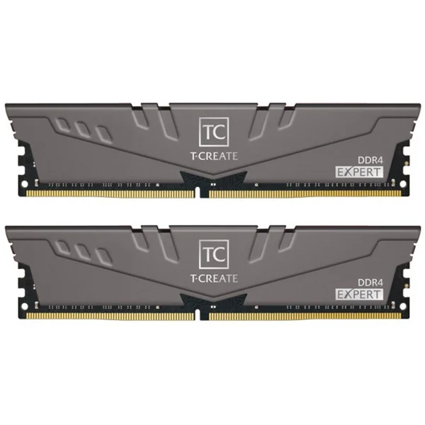 Team Group DIMM 32 GB DDR4-3200 (2x 16 GB) Dual-Kit, Arbeitsspeicher (schwarz, TTCED432G3200HC14BDC01, T-CREATE EXPERT)