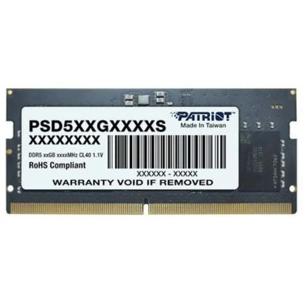 Patriot SO-DIMM 16 GB DDR5-4800, Arbeitsspeicher (schwarz, PSD516G480081S, Signature, B-Ware)