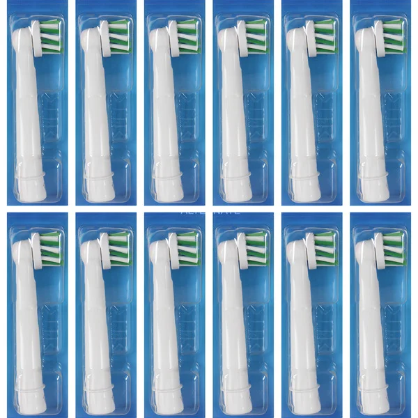 Oral-B Pro CrossAction Aufsteckbürsten 12er (weiß, Frustfreie Umverpackung)