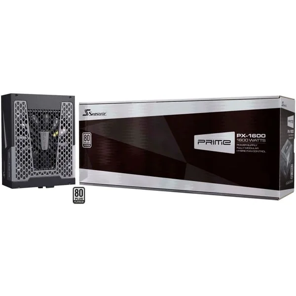Seasonic PRIME PX-1600, PC-Netzteil (schwarz, 8x PCIe, Kabel-Management, 1600 Watt)