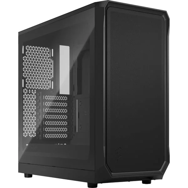 Fractal Design Focus 2 Black TG Clear Tint, Tower-Gehäuse (schwarz, Tempered Glass)