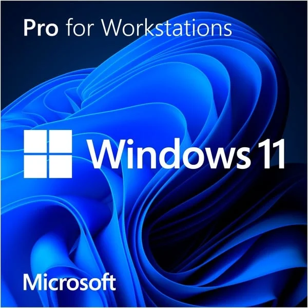 Microsoft Windows 11 Pro for Workstations, Betriebssystem-Software (64-Bit, Deutsch, DVD-ROM)