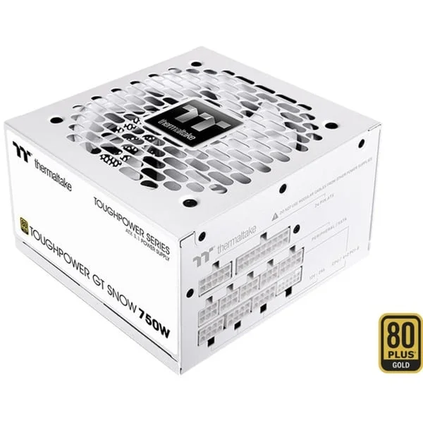 Thermaltake Toughpower GT Snow 750W, PC-Netzteil (weiß, 1x 12-Pin High Power GPU, 4x PCIe, Kabelmanagement, 750 Watt)