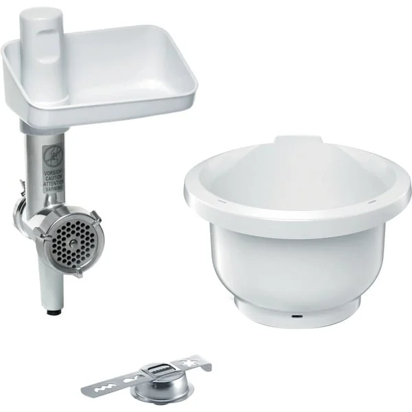 Bosch Home Fleischwolf-Aufsatz BakingSensation Set MUZS2BS (weiß, für Küchenmaschine MUMS2)