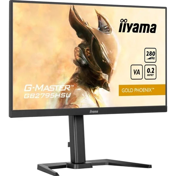 iiyama G-Master GB2795HSU-B1 Gold Phoenix, Gaming-Monitor (68.6 cm (27 Zoll), schwarz (matt), FullHD, VA, HDR, 280Hz Panel)