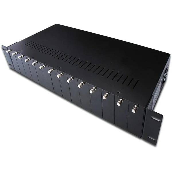 Digitus 14-Slot-Medienkonverter-Chassis, Gehäuse (2 HE)