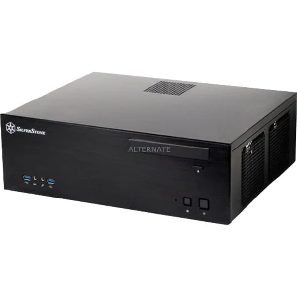 SilverStone GD04B USB 3.0, Desktop-Gehäuse (schwarz, Retail)