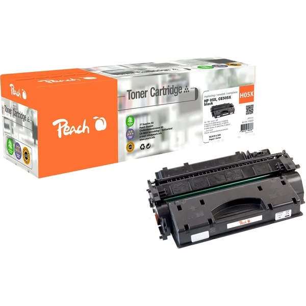 Peach Toner schwarz 110252 (kompatibel zu HP CE505X)