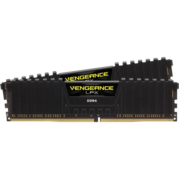 Corsair DIMM 32 GB DDR4-2400 (2x 16 GB) Dual-Kit, Arbeitsspeicher (schwarz, CMK32GX4M2A2400C16, Vengeance LPX, INTEL XMP)