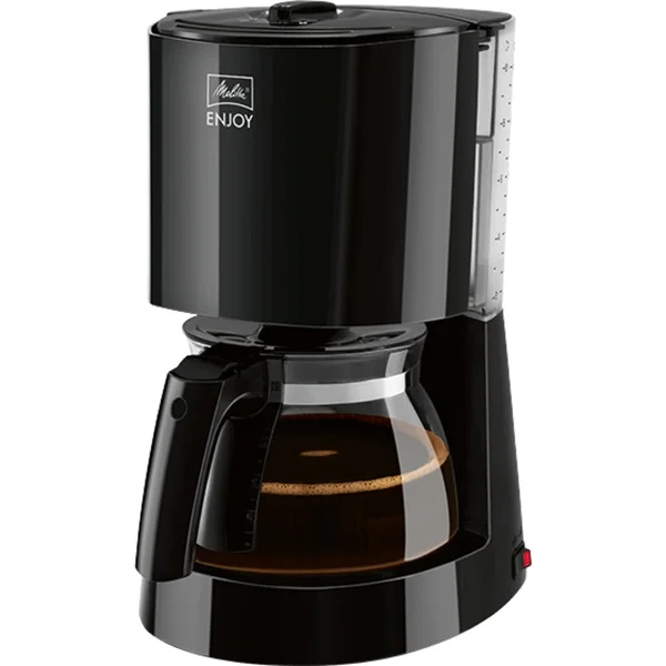 Melitta Enjoy Basis, Filtermaschine (schwarz, schwarz)