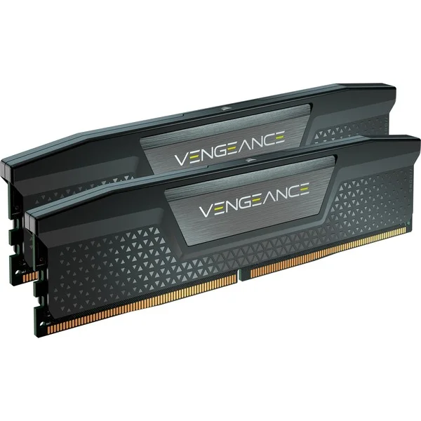 Corsair DIMM 64 GB DDR5-6000 (2x 32 GB) Dual-Kit, Arbeitsspeicher (schwarz, CMK64GX5M2B6000C30, Vengeance, INTEL XMP)