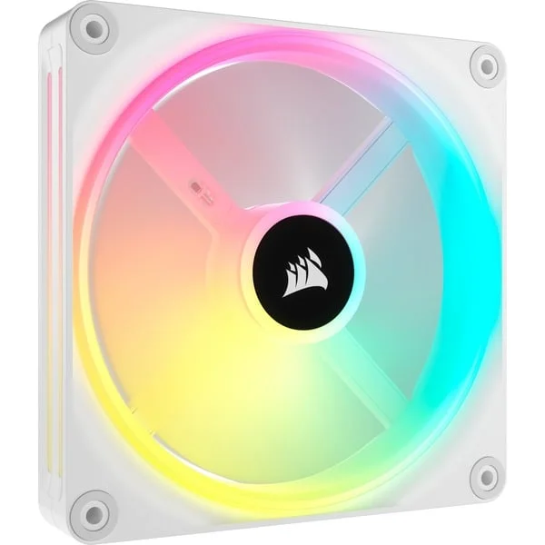 Corsair iCUE LINK QX140 RGB 140-mm-PWM-Lüfter, Gehäuselüfter (weiß, Erweiterungskit, 140 mm)