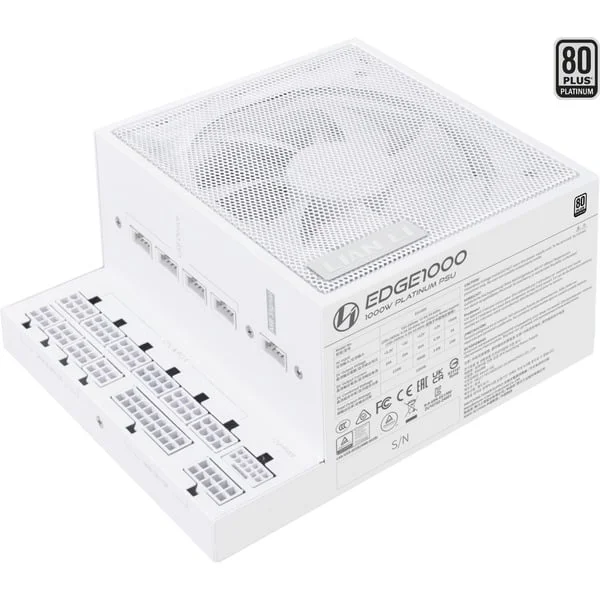 Lian Li EDGE EG1000 1000W White, PC-Netzteil (weiß, 1000 Watt, B-Ware)