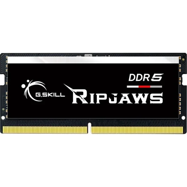 G.Skill SO-DIMM 16 GB DDR5-5600, Arbeitsspeicher (schwarz, F5-5600S4040A16GX1-RS, Ripjaws , INTEL XMP)