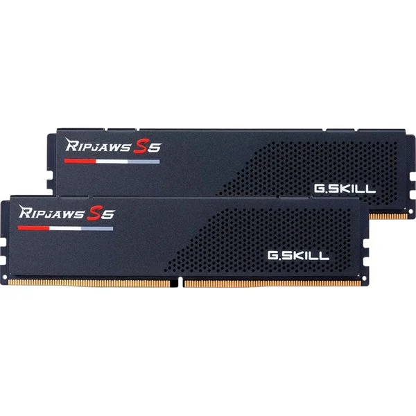 G.Skill DIMM 32 GB DDR5-6800 (2x 16 GB) Dual-Kit, Arbeitsspeicher (schwarz, F5-6800J3445G16GX2-RS5K, Ripjaws S5, INTEL XMP)