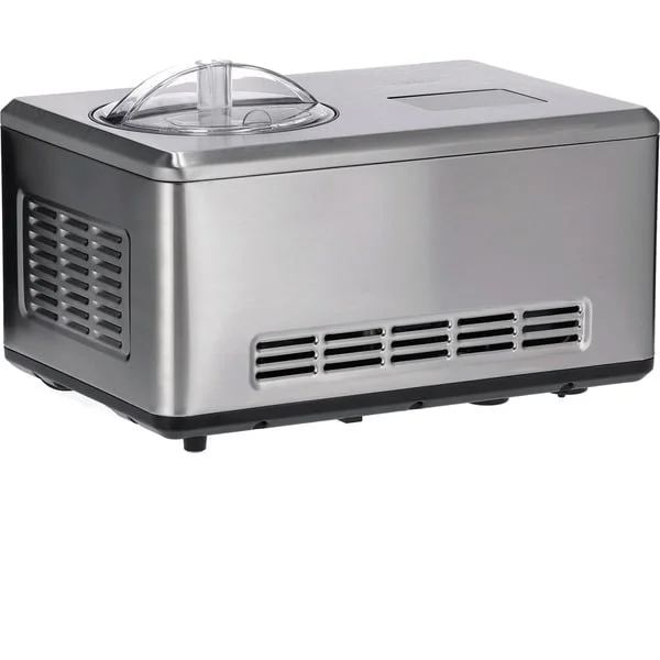 Severin 2-in-1 Eismaschine EZ 7405, mit Joghurtfunktion (edelstahl (gebürstet), für 2.000ml Eiscreme, 180 Watt Kompressor)