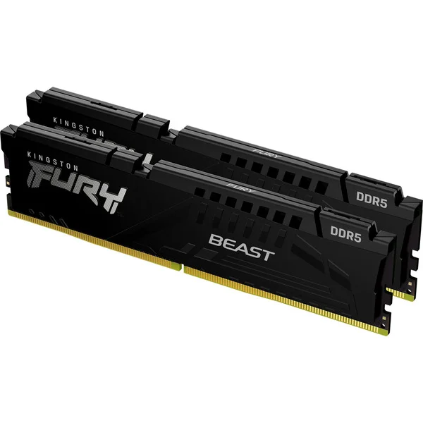 Kingston FURY DIMM 64 GB DDR5-5600 (2x 32 GB) Dual-Kit, Arbeitsspeicher (schwarz, KF556C36BBE2K2-64, Beast, INTEL XMP, AMD EXPO)