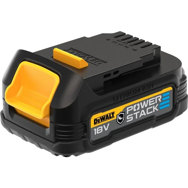 DEWALT Powerstack Akku DCBP034G, 18Volt 1,7Ah (schwarz, Gehäuseschutz gegen Chemikalien, Säuren und Brennstoffe)