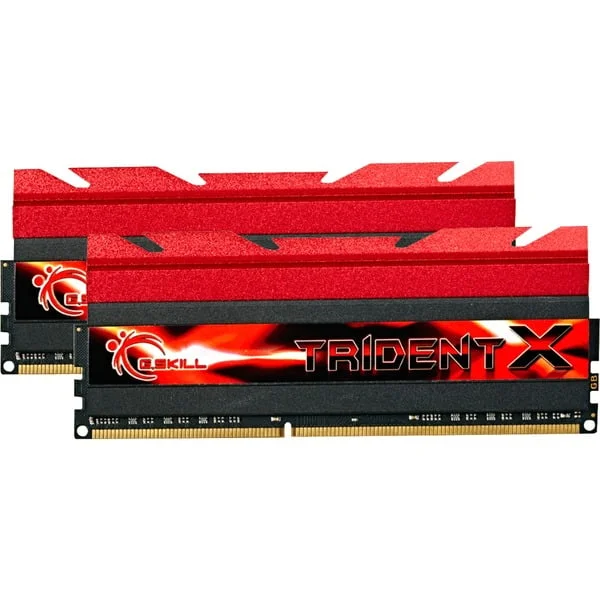 G.Skill DIMM 8 GB DDR3-2400 (2x 4 GB) Dual-Kit, Arbeitsspeicher (F3-2400C10D-8GTX, TridentX, INTEL XMP, Retail)