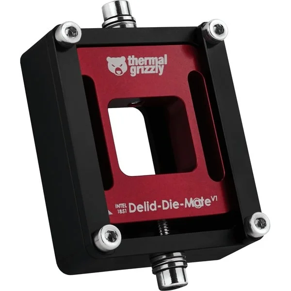 Thermal Grizzly Intel 1851 Delid-Die-Mate V1, Montagewerkzeug (schwarz/rot, Delidding-Tool)