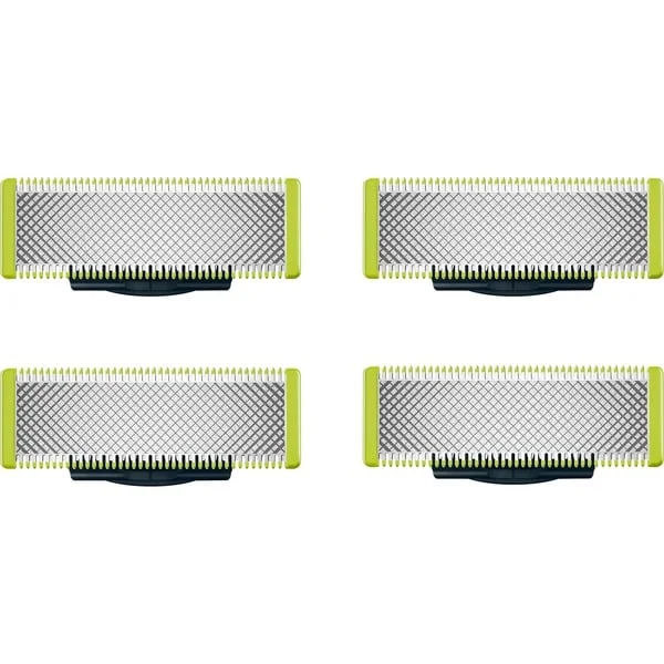 Philips Ersatzklinge OneBlade QP240/50 (silber/hellgrün, 4 Stück)