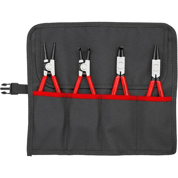 KNIPEX Sicherungsringzangen-Set 00 19 56 (rot/schwarz, 4-teilig)