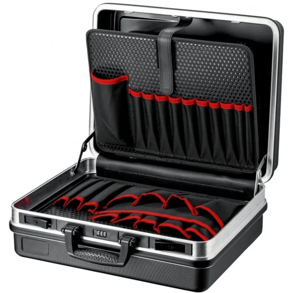KNIPEX Werkzeugkoffer "Basic" 00 21 05 LE , Werkzeugkiste (umlaufender Alu-Rahmen)