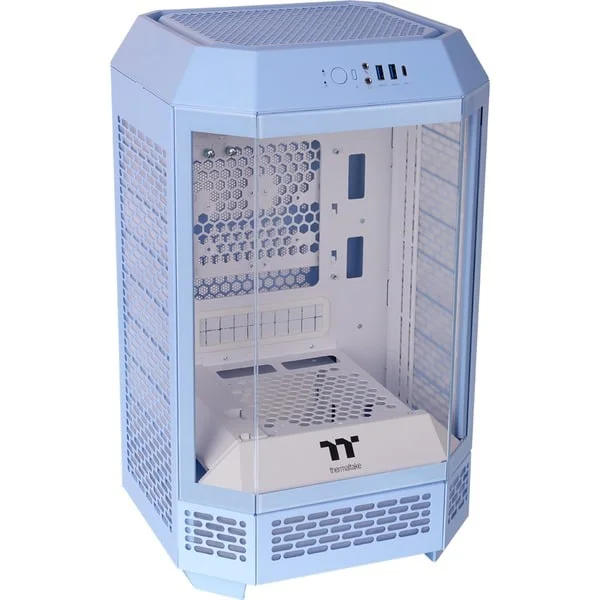 Thermaltake The Tower 250 Hydrangea Blue, Tower-Gehäuse (hellblau, Tempered Glass)