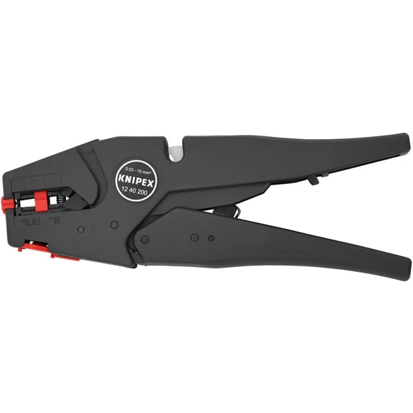 KNIPEX Selbsteinstellende Abisolier-Zange 12 40 200 (integrierter Drahtschneider)