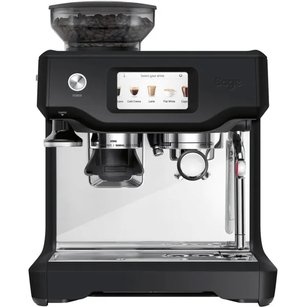 Sage the Barista Touch Siebträgermaschine SES880BTR4EEU1, Espressomaschine (edelstahl (dunkel)/silber (glänzend))