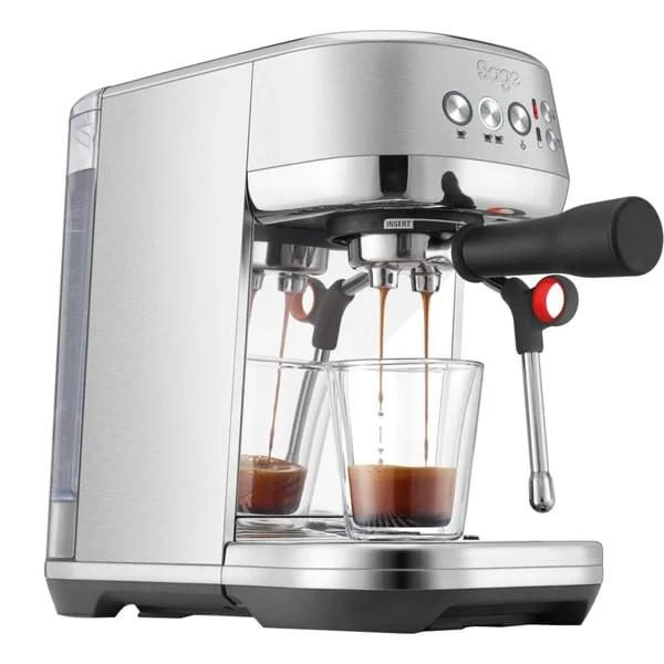 Sage the Bambino Plus Siebträgermaschine SES500BSS4EEU1, Espressomaschine (edelstahl (gebürstet), 1.600 Watt)