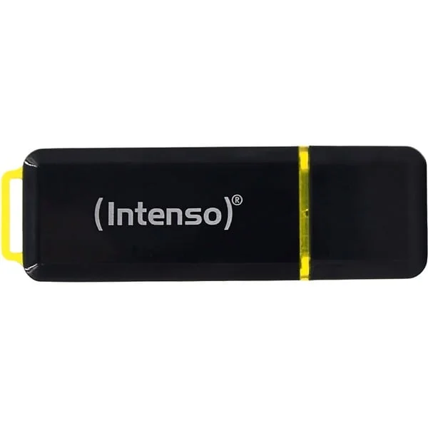 Intenso High Speed Line 256 GB, USB-Stick (schwarz/gelb, USB-A 3.2 Gen 1)
