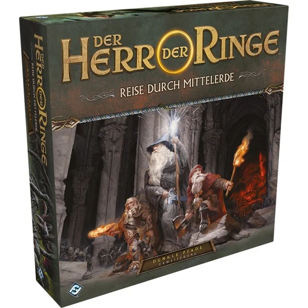 Asmodee Herr der Ringe: Reise durch Mittelerde - Dunkle Pfade, Brettspiel (Erweiterung)