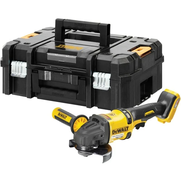 DEWALT Akku-Winkelschleifer DCG418NT, 125mm, 54Volt (gelb/schwarz, ohne Akku und Ladegerät, in T STAK Box)