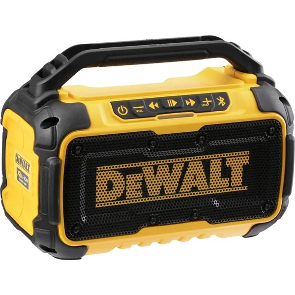DEWALT DCR011-XJ, Lautsprecher (gelb/schwarz, 10,8 bis 54 Volt Bluetooth-Lautsprecher - Basisversion)